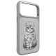 Nimmy MagSafe dėklas iPhone 17 Pro telefonui Lucky Fashion Cat, pilkas