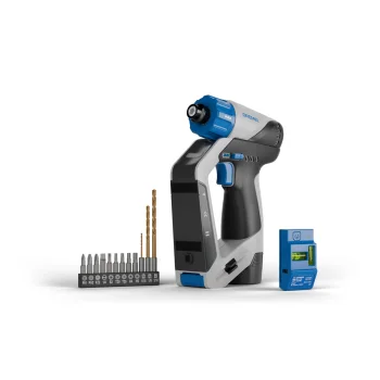 Dremel DD12V-S1 3-in-1 akumuliatorinis gręžtuvas-suktuvas 12V 2 Ah