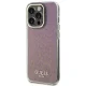 Guess dėklas iPhone 15 Pro telefonui IML Faceted Mirror Disco, rožinis