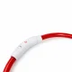 LED Dog Collar Adjustable Light Up Pet Safety Collar, Red