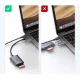 Ugreen CM401 USB-C SD/TF atminties kortelių skaitytuvas, pilkas