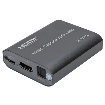HDMI vaizdo fiksavimo plokštė su Loop USB 2.0, 4K 60Hz