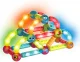 Magnetic Building Blocks with Glowing Elements, 52 Pcs