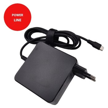 Extra Digital Laptop Power Adapter USB-C, 100W, Black