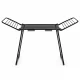 ModernHome pastatoma sulankstoma skalbinių džiovykla 20 m, juoda