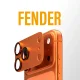 Apsauginis stiklas kamerai PanzerGlass Fender Camera Protector iPhone 17 Pro - Oranžinis