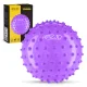 Jutiminis reabilitacinis kamuolys 4Fizjo su dygliukais, 20 cm, violetinis