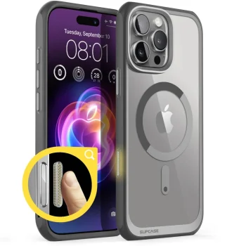 Supcase iPhone 16 Pro Max dėklas UB Mag su MagSafe, pilkas