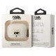 Karl Lagerfeld dėklas AirPods Pro (1 Gen) Karl\'s Head, skaidrus