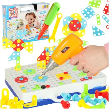 Educational Jigsaw Puzzle + Screwdriver