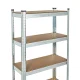 ModernHome cinkuoto plieno sandėliavimo stelažas, 180x90x30 cm, 5 lentynų, 875 kg