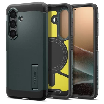 Spigen Tough Armor Mag Case for Samsung Galaxy S26+ - Green