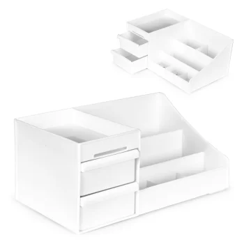 ModernHome Makeup and Jewelry Organizer with Drawers for Desk