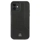 Mercedes iPhone 12 mini dėklas Perforated Area, juodas