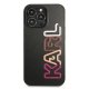 Karl Lagerfeld Multipink Brand dėklas iPhone 13 / 13 Pro, juodas