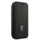 Ferrari Off Track Perforated Wallet Case for iPhone 12 mini Black