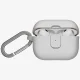 Ausinių dėklas Uniq Clyde, AirPods Pro 3rd Gen, pilkai smėlinis