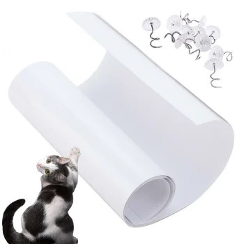 Cat Scratch Furniture Protector Film for Sofas and Couches, 2 Pack, Transparent