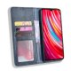\"Xiaomi Redmi Note 8 Pro\" vintažinio stiliaus atverčiamasis odinis dėklas, mėlynas