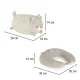 2-in-1 Travel Pillow / Soft Toy Cat, Grey