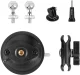PULUZ Magic Arm vakuuminis siurbtuko laikiklis su 1/4\" sriegiu, juodas