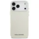 Karl Lagerfeld FW Stamped Karl MagSafe dėklas iPhone 17 Pro Max, smėlio spalvos