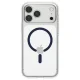 Spigen Ultra Hybrid MagSafe dėklas iPhone 18 Pro / 17 Pro, skaidrus tamsiai mėlynas