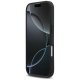 Mercedes dėklas iPhone 17 telefonui Leather The Move MagSafe, juodas