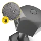 4Fizjo Bitumen Dumbbells 2 x 4 kg, Grey