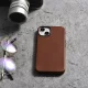 iCarer odinis dėklas telefonui iPhone 14 Plus su MagSafe, rudas