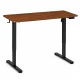 ModernHome elektrinis reguliuojamo aukščio stalas 140x60 cm, 72-118 cm, tamsus ąžuolas