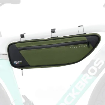 Rockbros TL003 ROAD TO SKY 2L Bicycle Frame Bag, Green