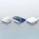 Dudao A11N 15W 3in1 Inductive Charger - White + USB-C / USB-C Cable