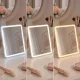 Wireless LED Makeup Mirror, White
