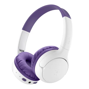 Belaidės vaikiškos ausinės Belkin SoundForm Mini 2, violetinės