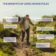 Šiaurietiško ėjimo ir žygių lazda (1 vnt.), juoda