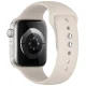 Tech-Protect Silicone dirželis laikrodžiui Apple Watch 44 / 45 / 46 / 49 mm, Beige / Starlight