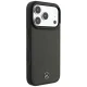 Dėklas Mercedes Leather Mesh Bow Line MagSafe, skirtas iPhone 18 Pro Max / 17 Pro Max, tamsiai pilkas