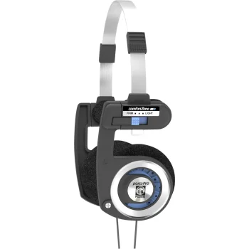 Koss Porta Pro Classic ant ausų dedamos ausinės, juodos/sidabrinės