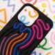 Dėklas DIY Snake telefonui iPhone 17 6.3\", juodas
