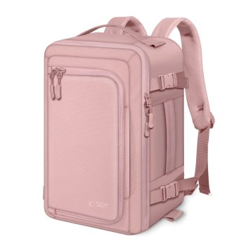 Tech-Protect Defender S50 kuprinė nešiojamam kompiuteriui, 20L, rožinė