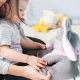Interaktyvus pliušinis drambliukas, dainuoja ir kalba, pilkas ir rožinis