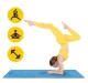 4Fizjo 1186 Yoga and Exercise Mat, 4 mm, Blue