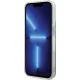 Guess dėklas iPhone 15 Pro telefonui IML 4G MagSafe, mėlynas