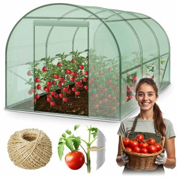 Plonos Polytunnel Greenhouse 10x6.5 ft šiltnamis-tunelis