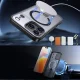 Dėklas „Hybrid Armor X“, skirtas „iPhone 17 Pro Max“, su stovu ir „MagSafe“, juodas
