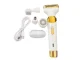 4-in-1 Women\'s Epilator and Electric Shaver USB Rechargeable, White Gold