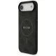 Guess 4G Ring Classic Logo MagSafe dėklas iPhone 17 Air - juodas