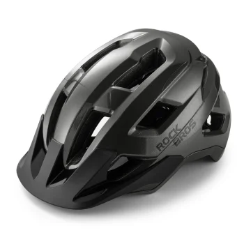 Jaunuolių dviratininko šalmas Rockbros LK-67 54–58 cm su nuimamu snapeliu, pilkas