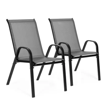 Multigarden Garden Chair Set, 2 pcs, Grey